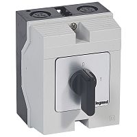 Переключатель - положение вкл/откл - PR 17 - 3П - 3 контакта - в коробке 96x120 мм | код 027717 |  Legrand